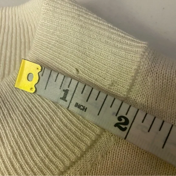 Paul Fredrick Men's Beige Crewneck Sweater GUC L - Picture 5 of 5